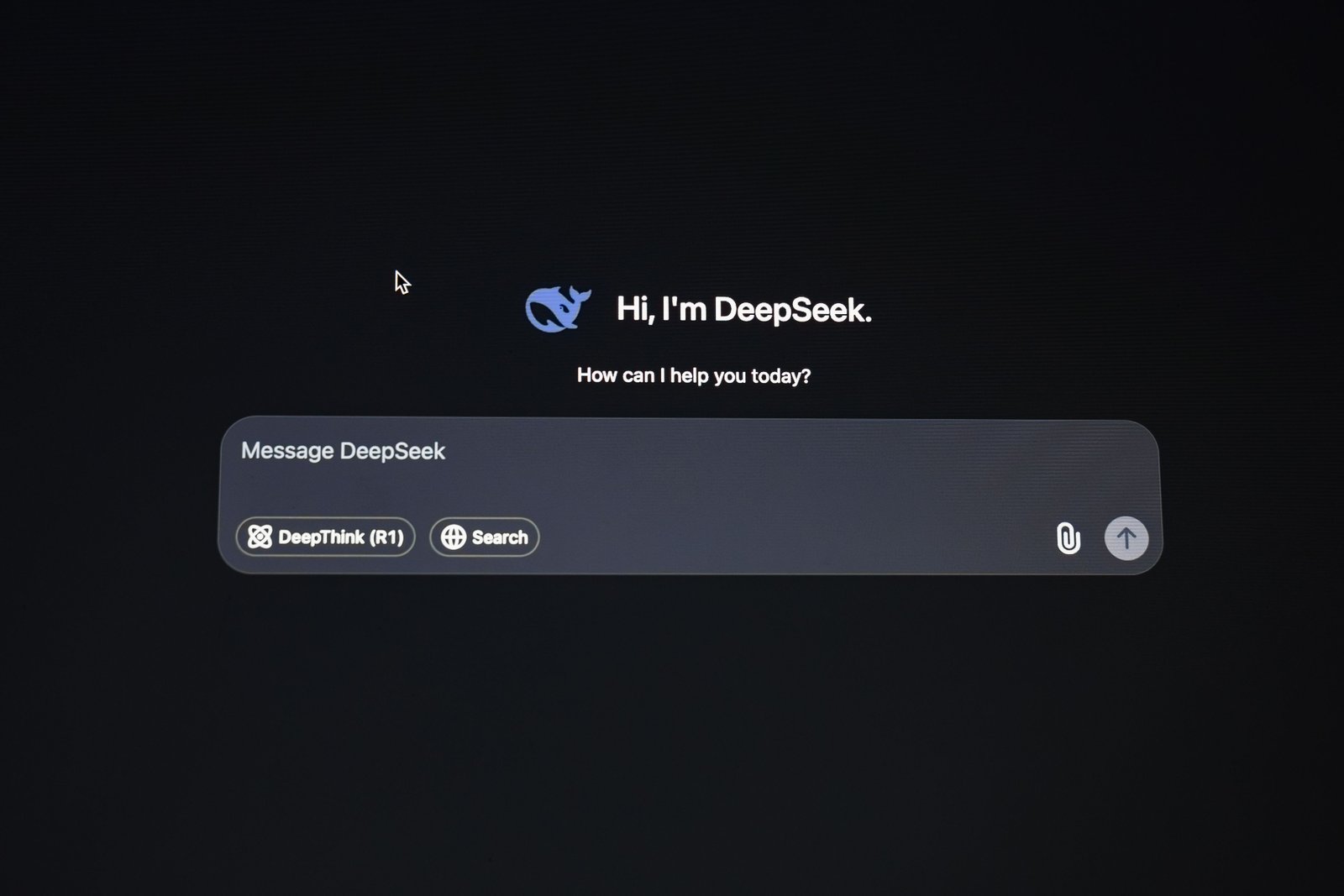 A conversational AI chat interface on screen, representing Agentforce AI use in admissions