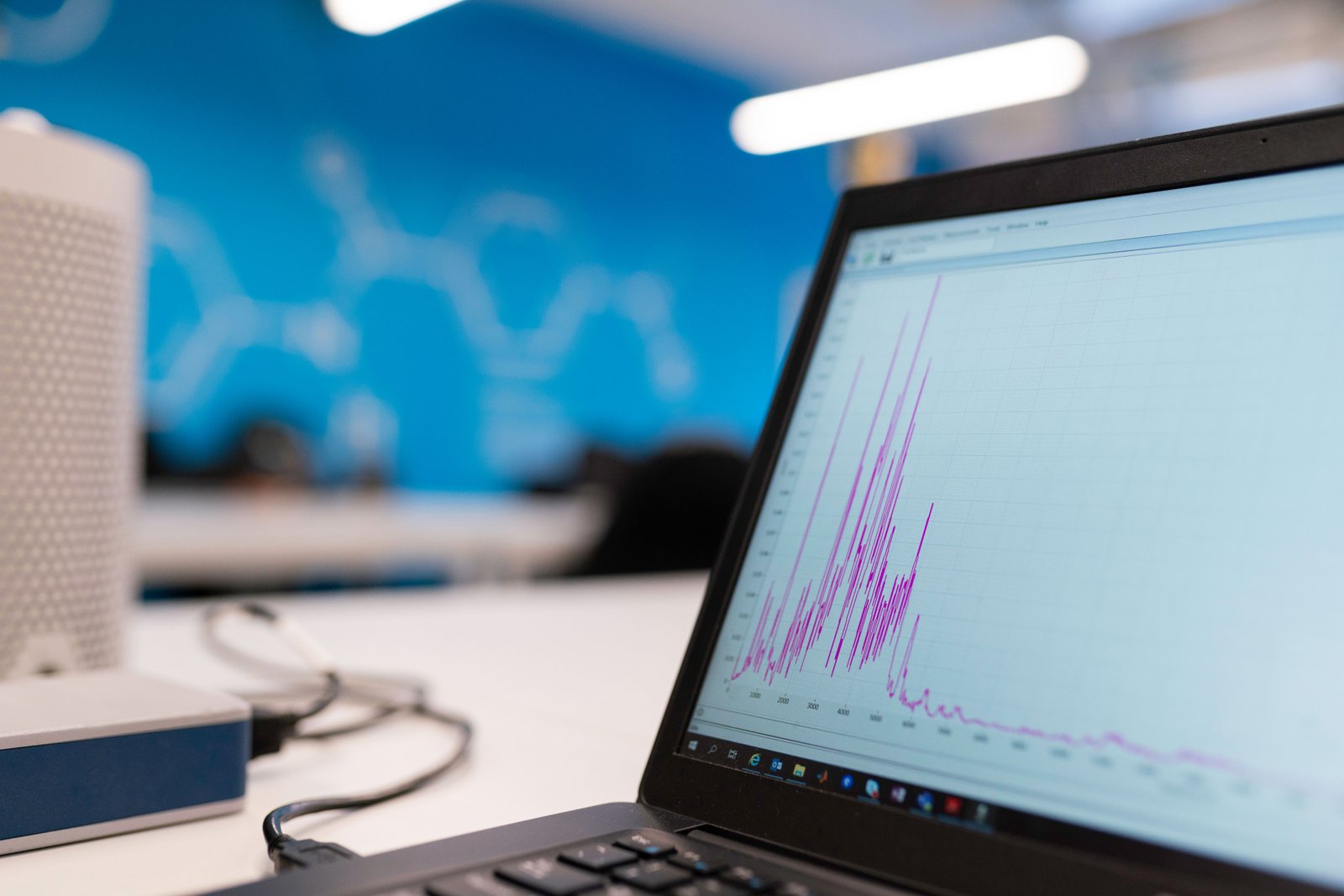 CRM analytics dashboard displayed on a laptop screen, representing Salesforce org configuration drift
